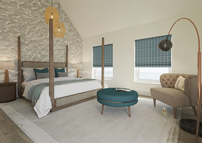 Applecross, Glacier - Twist&Fit Roman Blind - Image 7